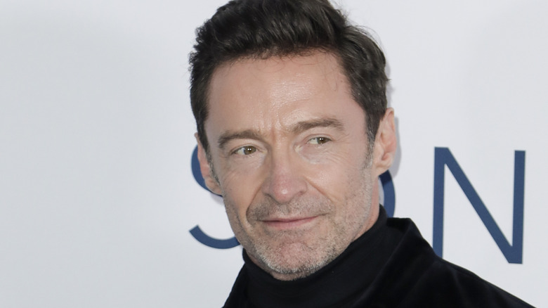 Hugh Jackman wincing