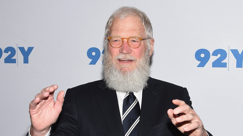 David Letterman beard and glasses