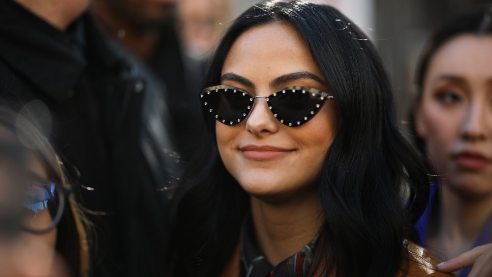 Camila Mendes with studded sunglasses