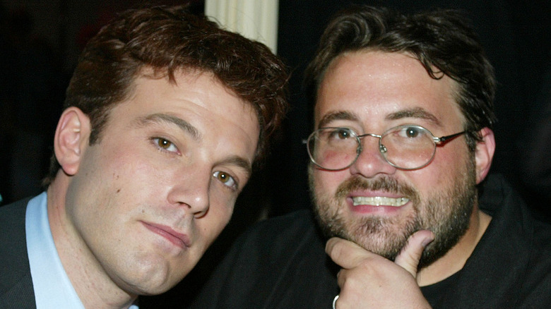 Ben Affleck and Kevin Smith at an event