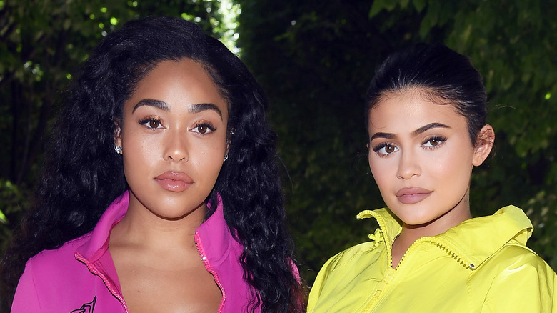 Kylie Jenner and Jordyn Woods at an event