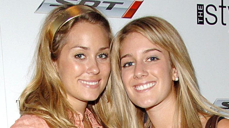 Lauren Conrad and Heidi Montag at an event