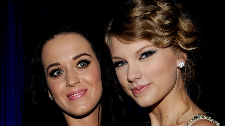 Katy Perry and Taylor Swift at an event