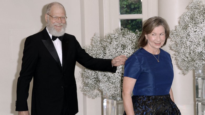 David Letterman and Regina Lasko