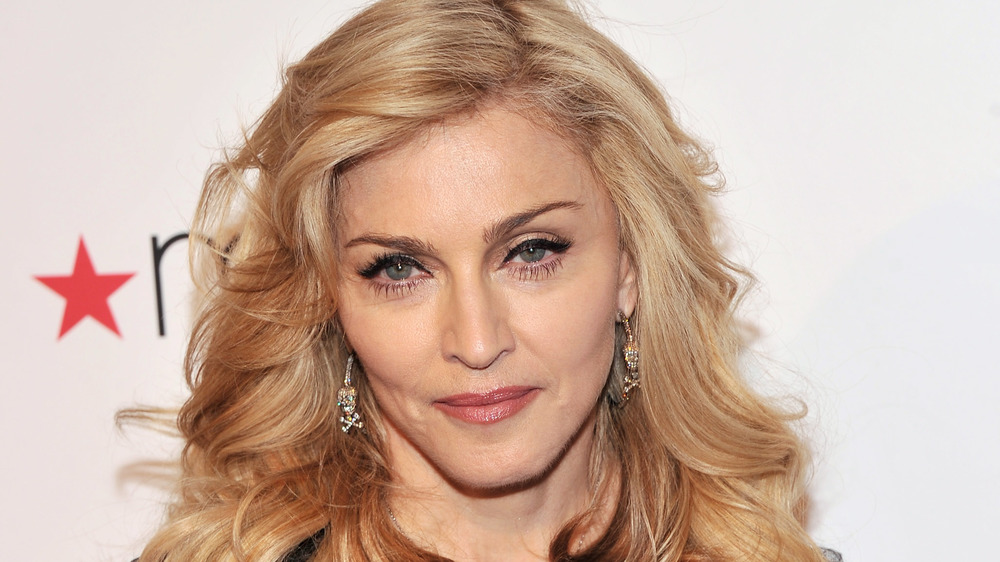 Madonna smirking 