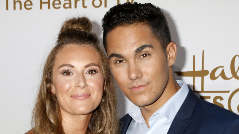 Alexa and Carlos PenaVega pose together