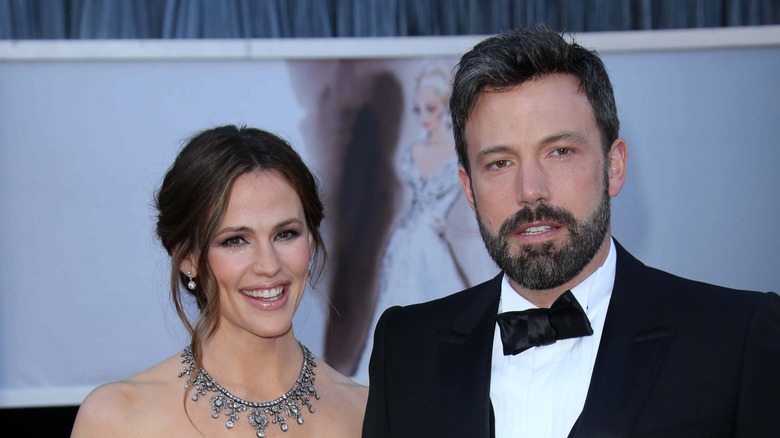 Jennifer Garner and Ben Affleck on a red carpet