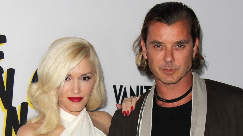 Gwen Stefani and Gavin Rossdale posing at an event