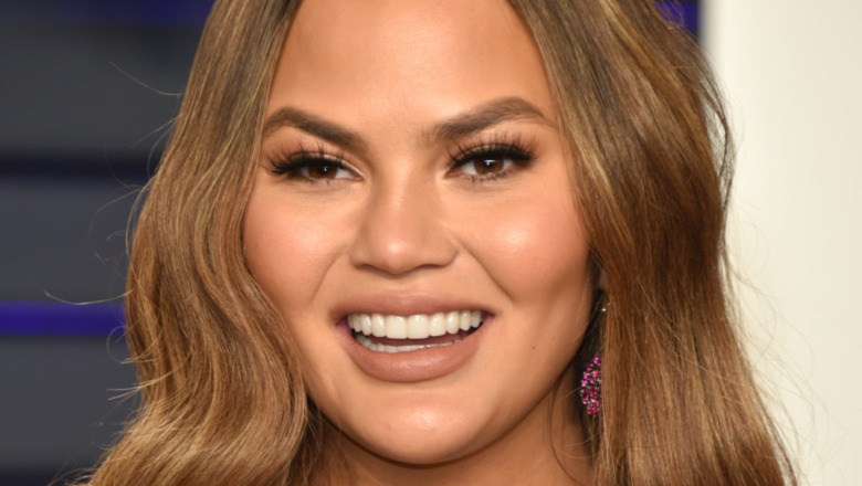 Chrissy Teigen smiling