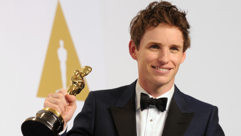 Eddie Redmayne winning an Oscar