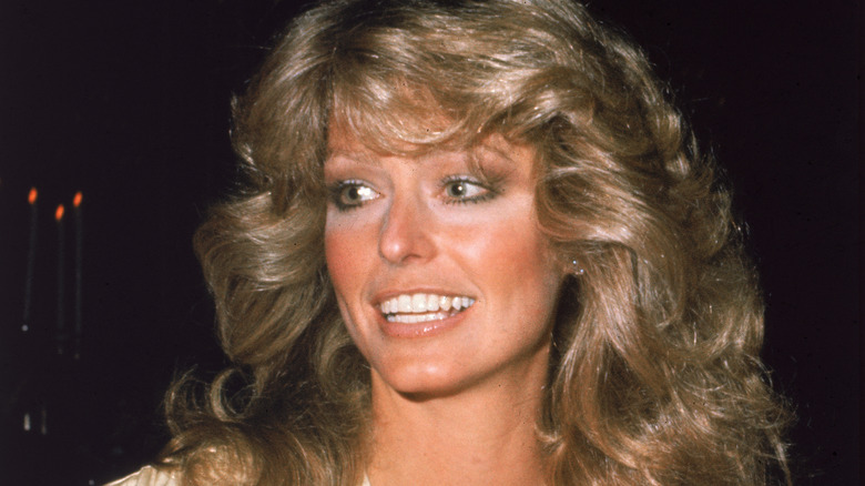 Farrah Fawcett smiling