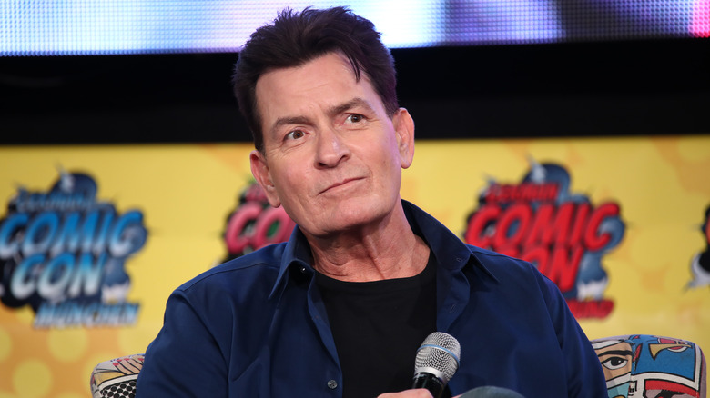 Charlie Sheen at event