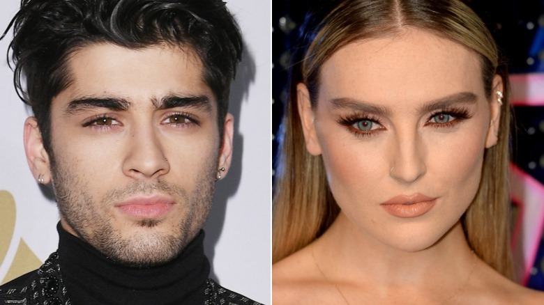 Zayn Malik posing, Perrie Edwards posing