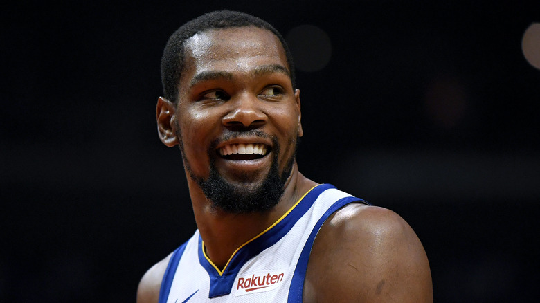 Kevin Durant smiling