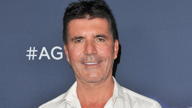 Simon Cowell smiling