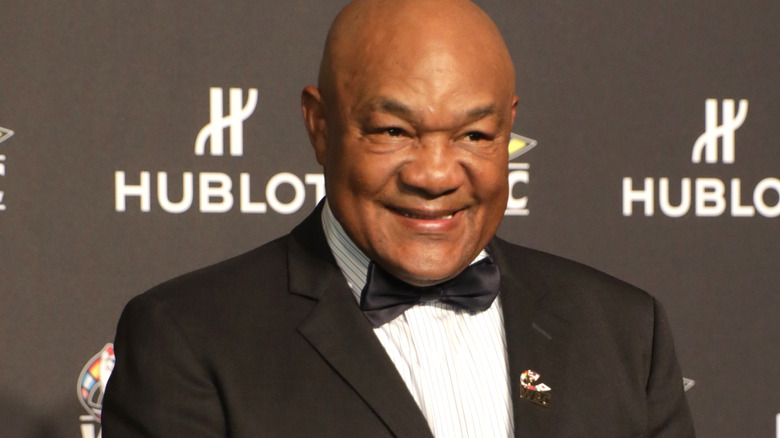 George Foreman smiling red carpet