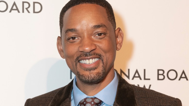 Will Smith smiling red carpet