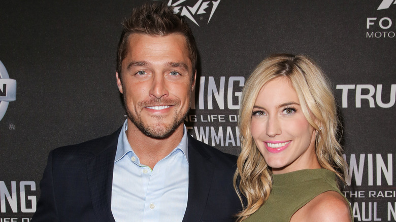 Chris Soules and Whitney Bischoff smiling