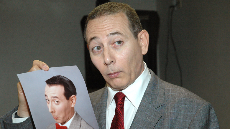 Paul Reubens posing