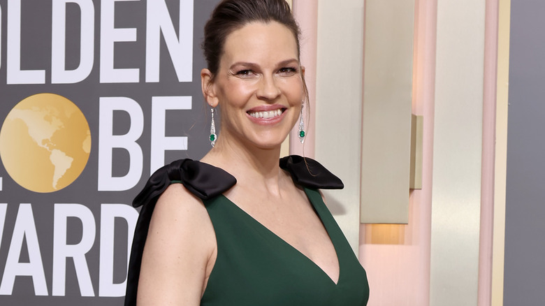 Hilary Swank smiling 