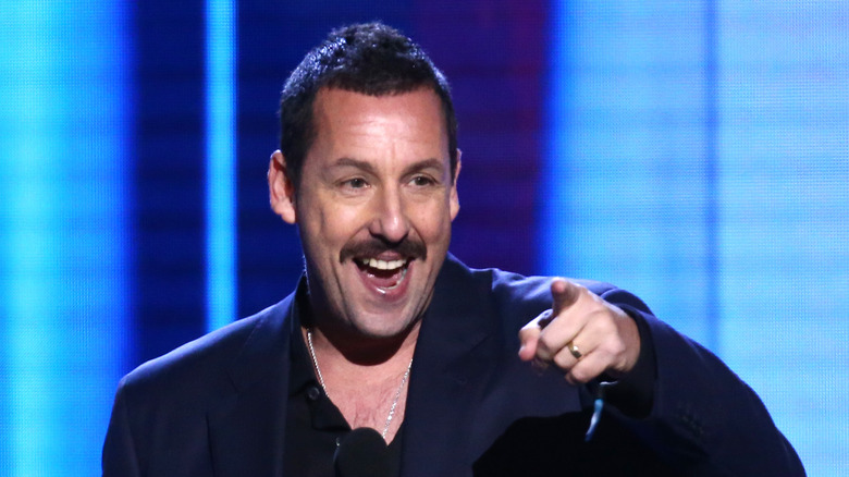 Adam Sandler pointing