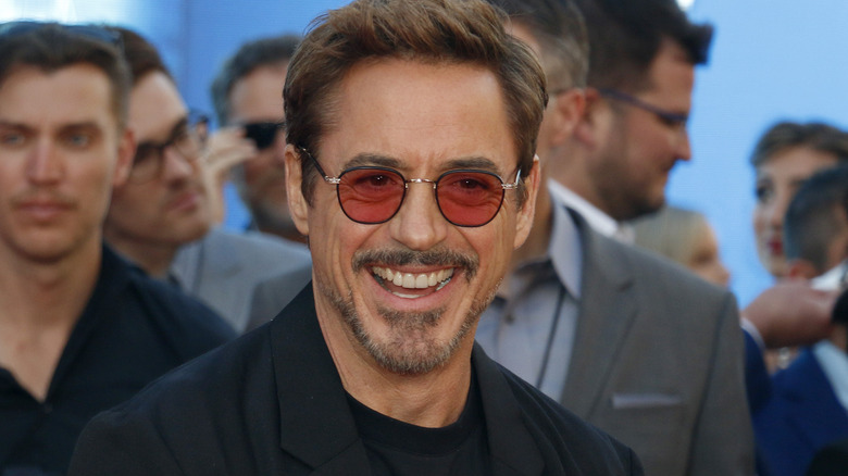 Robert Downey Jr. smiling in sunglasses