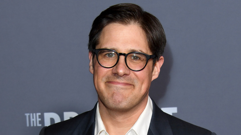 Rich Sommer wearing glasses