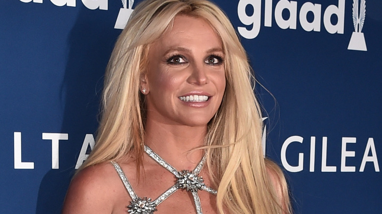 Britney Spears smiling 