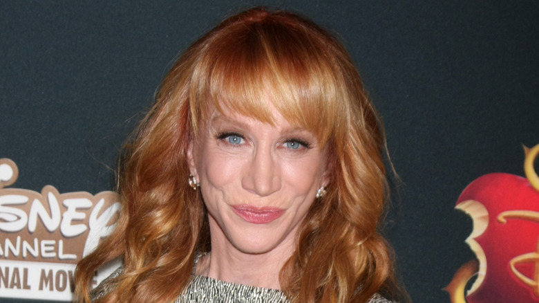 Kathy Griffin smirking