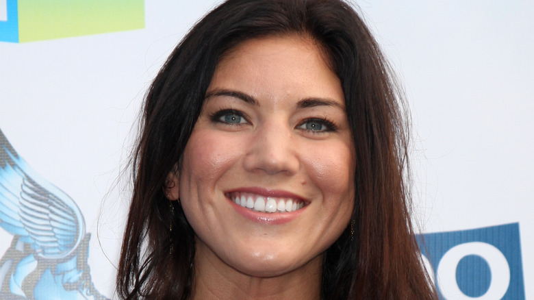 Hope Solo smiling