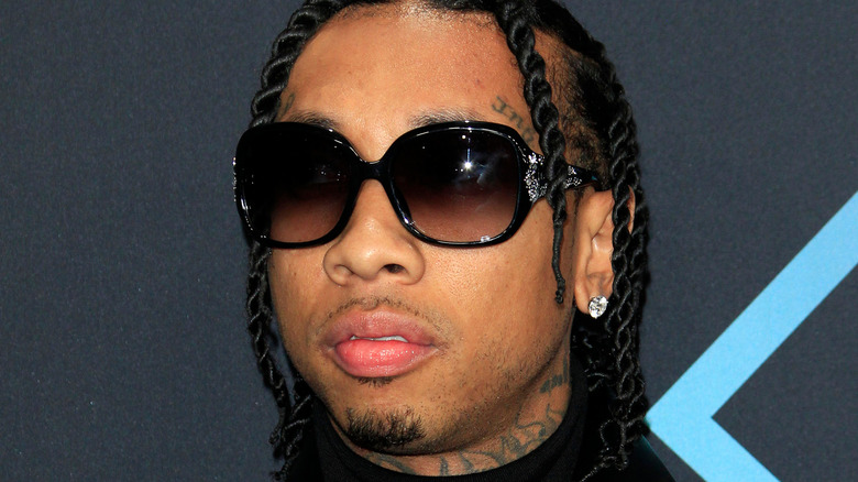 Tyga in sunglasses