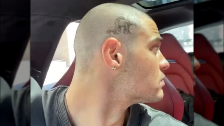 Noah Centineo head tattoo screengrab