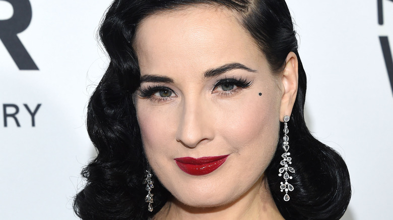 Dita Von Teese at an event 