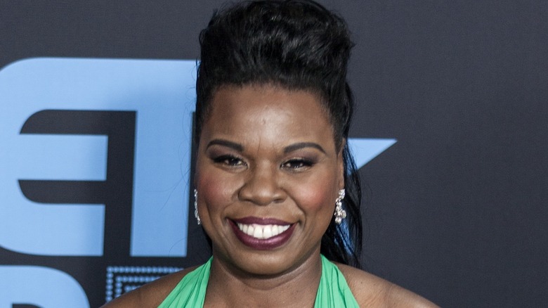 Leslie Jones smiling