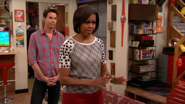 Michelle Obama on iCarly