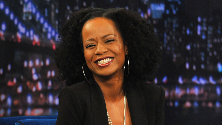 Tempestt Bledsoe smiling