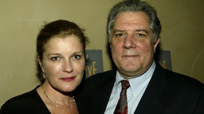 Kate Mulgrew, Tim Hagan posing