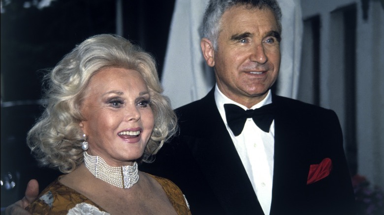 Zsa Zsa Gabor, Prince Frederic von Anhalt smiling