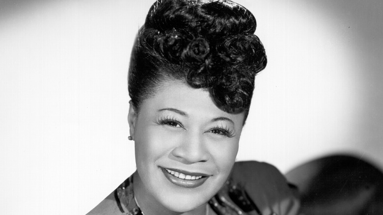 Ella Fitzgerald smiling in a portrait