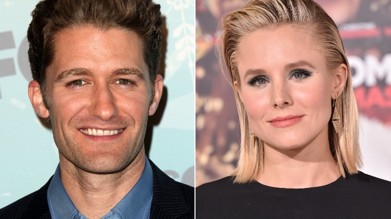 Matthew Morrison and Kristen Bell smiling