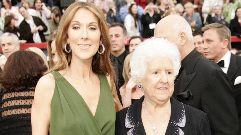 Celine Dion With Her Mother