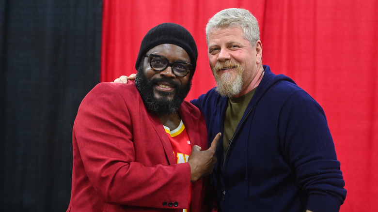 Chad L. Coleman and Walking Dead co-star Michael Cudlitz