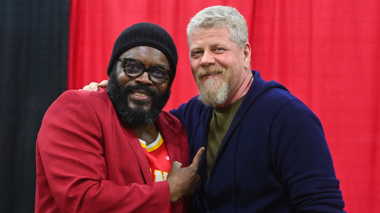 Chad L. Coleman and Walking Dead co-star Michael Cudlitz