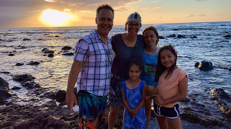 Chad Lowe and family in Maui