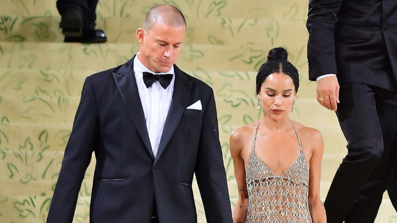 Channing Tatum and Zoë Kravitz arrive at the Met Gala