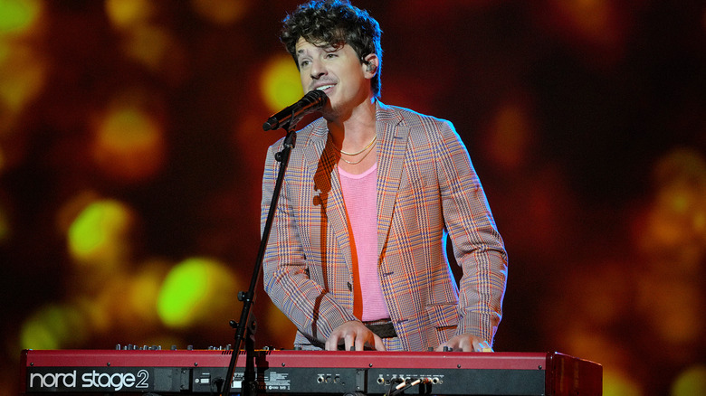 Charlie Puth performing 