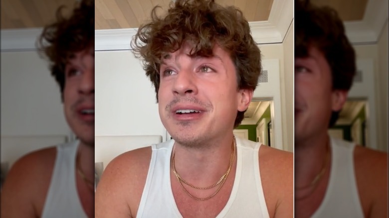 Charlie Puth crying