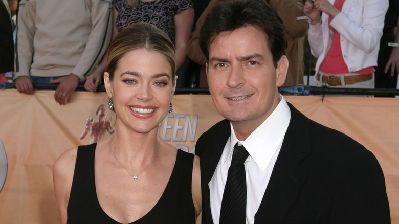 Charlie Sheen and Denise Richards in 2005