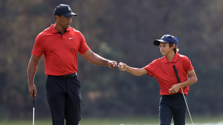 Tiger Woods Charlie Woods PNC Championship