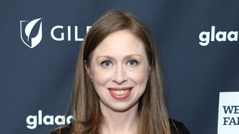 Chelsea Clinton on red carpet 